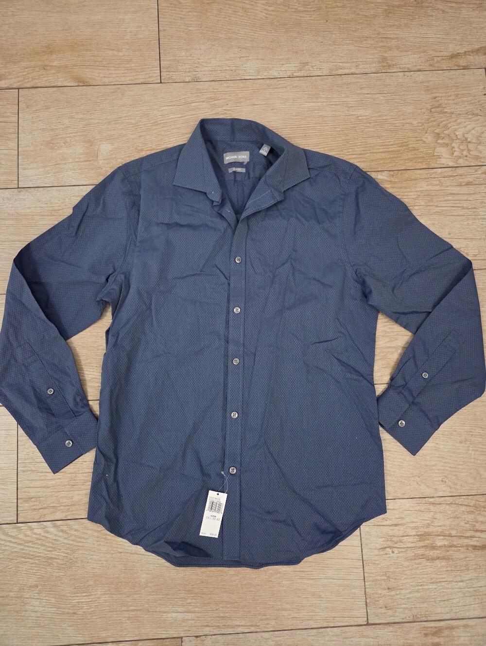 Michael Kors Men Diamond Print Shirt button Size Medium